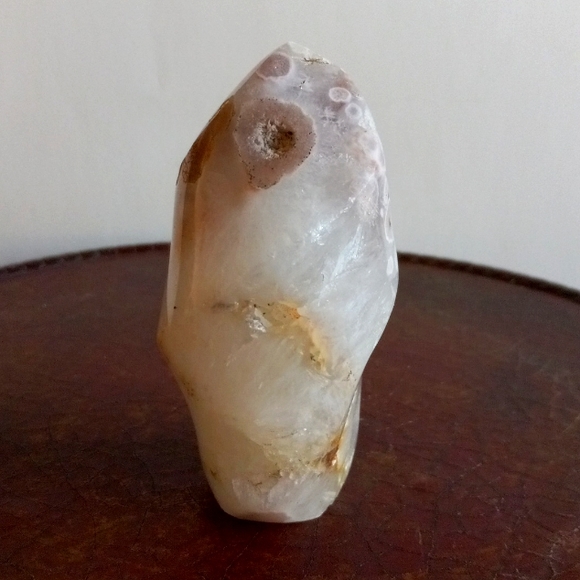 Flower Agate Crystal Flame. - Picture 3 of 7